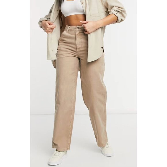 ASOS DESIGN Slouchy Baggy Denim Jeans Size 4 - Picture 3 of 6